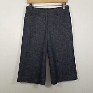 Express Dark denim Wide-Leg Capris